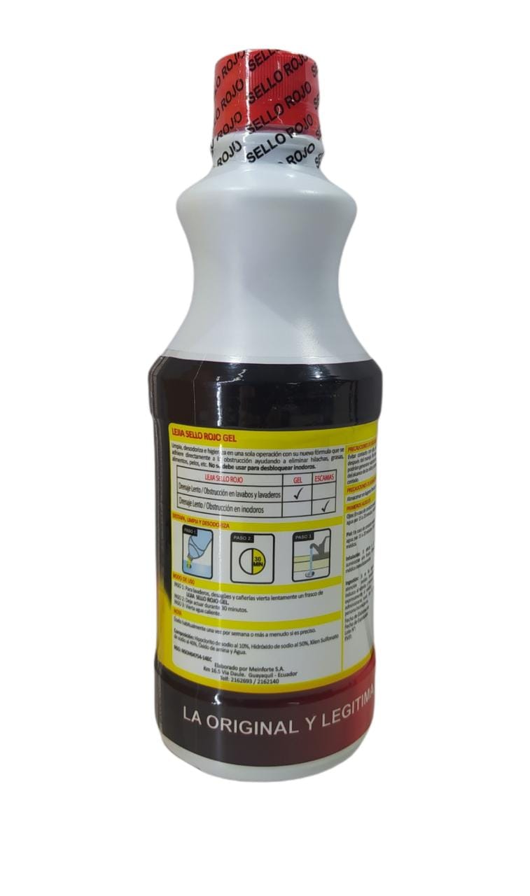 SELLO ROJO GEL LEGIA 500ML -